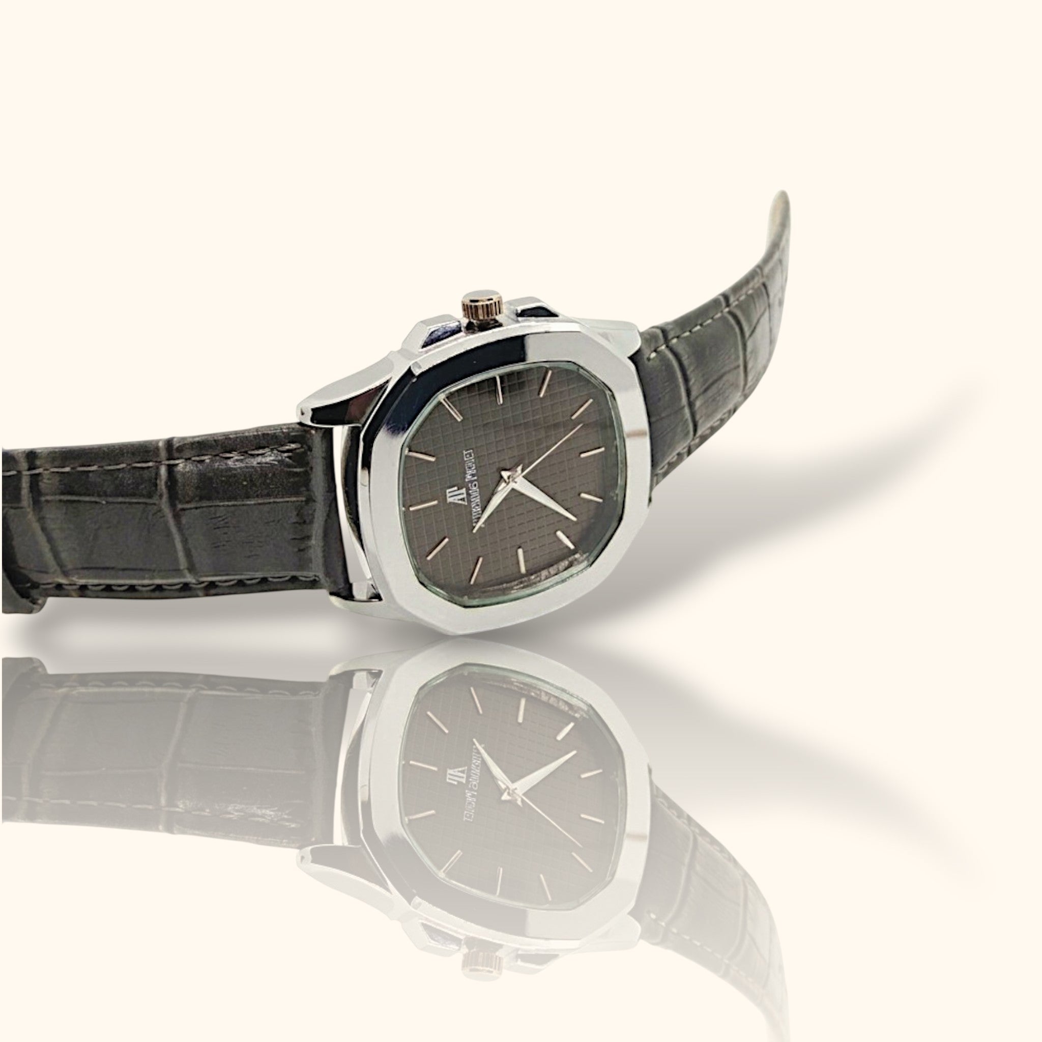 AP Royal Oak Inspired – Charcoal Slate & Silver Steel Edition