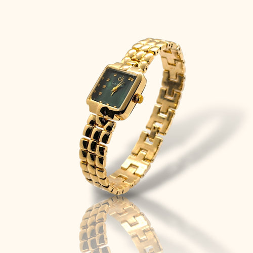 Calvin Klein Midnight Gold Edition – Square Black Dial Women’s Watch